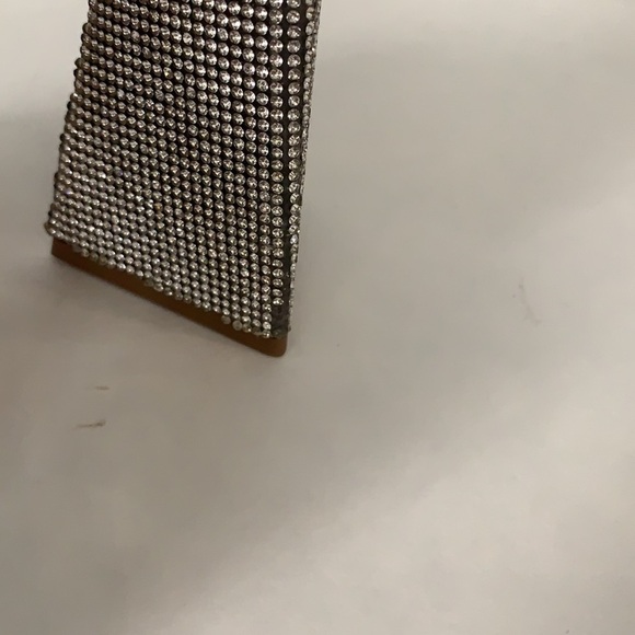 Schutz Ariellen Vinyl Crystal Block-Heel Sandal New - Picture 6 of 8